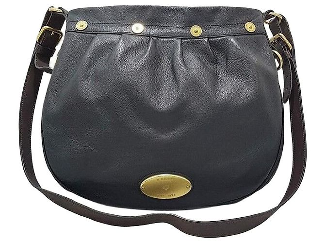 Mulberry Borsa a tracolla in pelle nera Nero