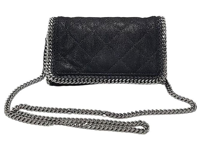 Stella Mc Cartney Bolsa transversal acolchoada Parabola Preto