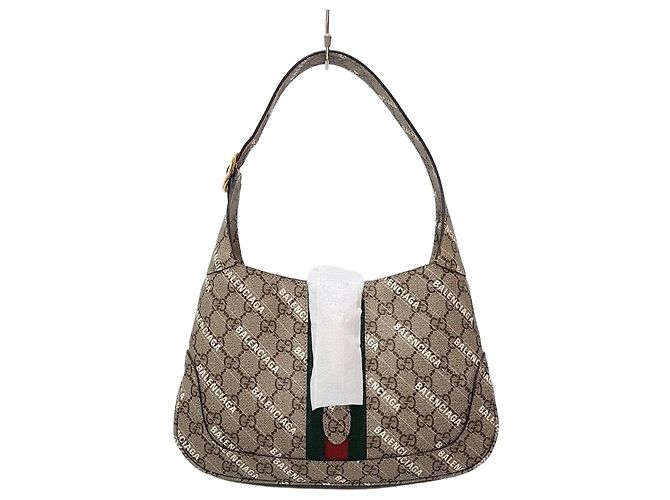 Gucci Projet Hacker de Collaboration Balenciaga Jackie Small Marron