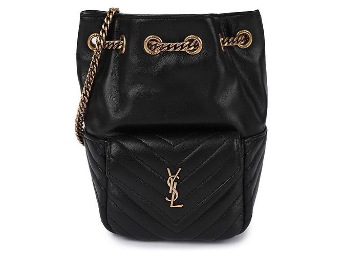 Saint Laurent Mini borsa a secchiello Nero 