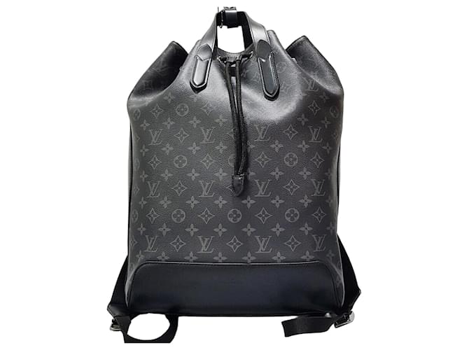 Louis Vuitton Monogram Eclipse Explorer Backpack Black 