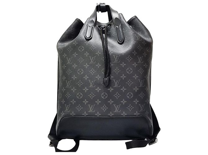 Louis Vuitton Monogram Eclipse Explorer Rucksack Schwarz 