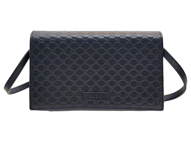 Gucci Mini borsa a tracolla Micro Shima Nero