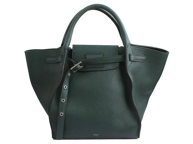 Belt Bag Céline Bolsa tote e bolsa de ombro verde profundo