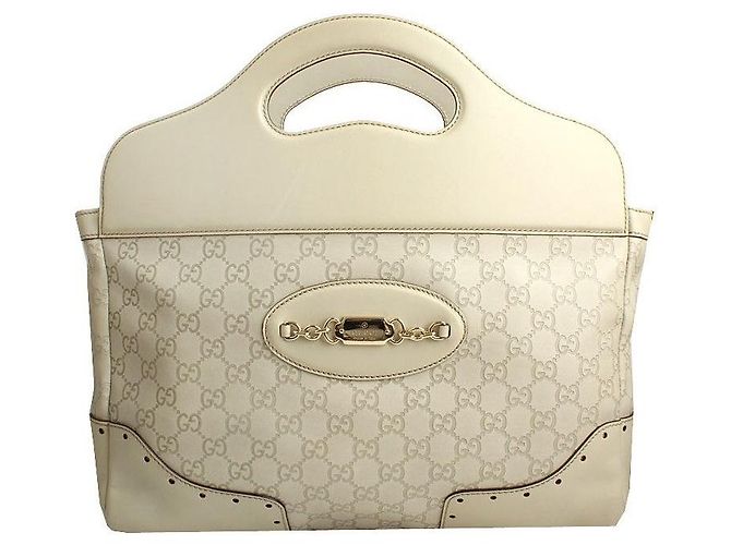 Gucci Sac cabas Sima Ivory Blanc