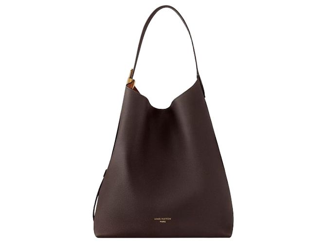 Sarah Louis Vuitton Low Key Hobo MM Nero Pelle di Vitello