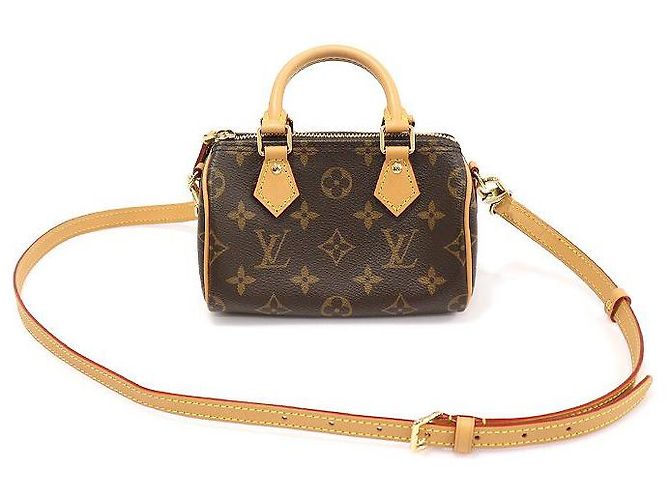 Louis Vuitton Monogram Canvas Nano Speedy Marron