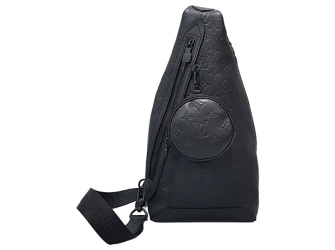 Louis Vuitton Borsa a tracolla Duo Slingback da uomo Nero