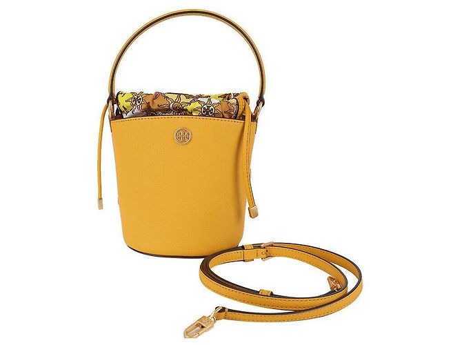 Tory Burch Mini borsa a secchiello Emerson gialla Giallo 