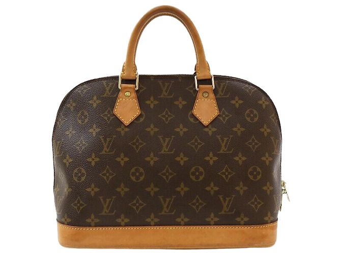 Louis Vuitton Bolsa Tote Monograma Alma PM Marrom