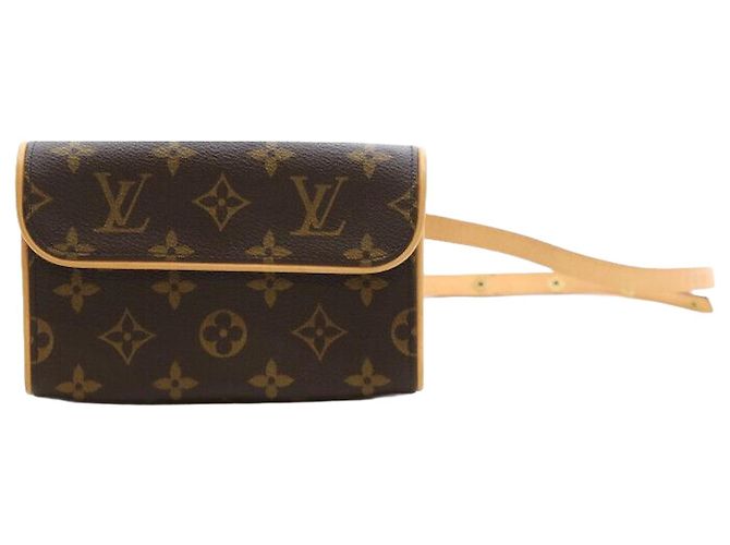 Louis Vuitton Florentin Monogramm Gürteltasche Braun