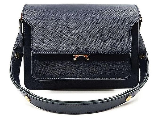 Marni Borsa Trunk Blu 