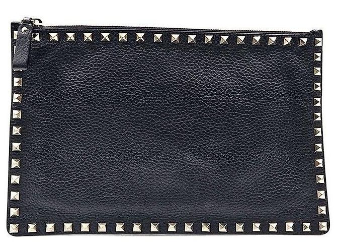 Valentino Clutch Rockstud Nero 