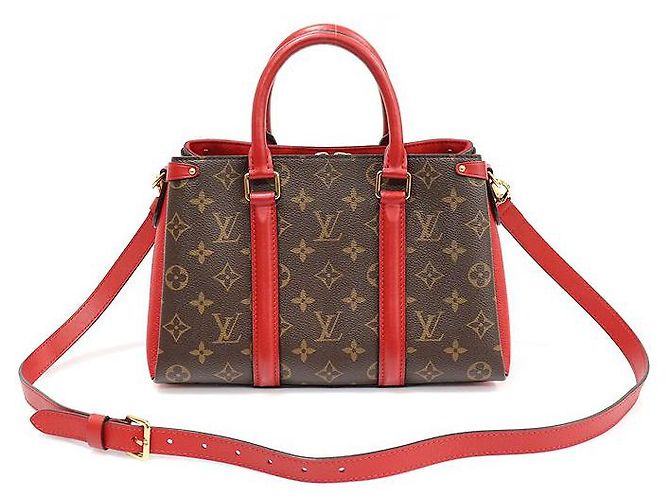 Louis Vuitton Monogramm Canvas Serie Rot Supplé BB