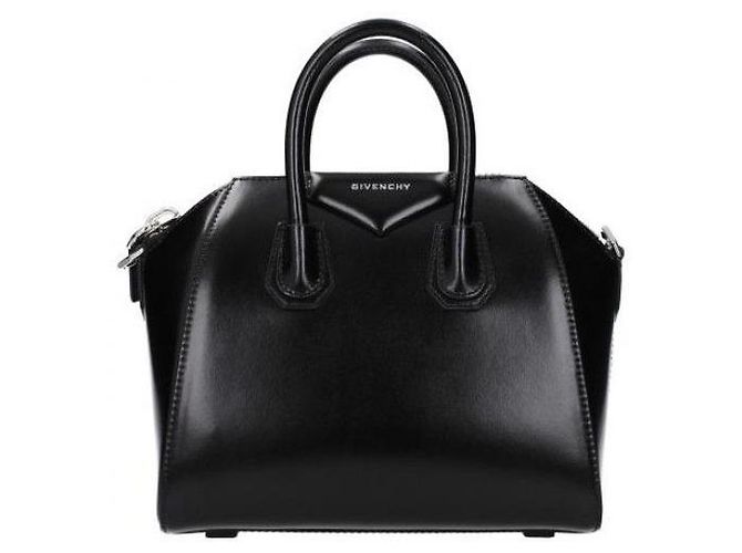 Givenchy Mini Leather Antigona Bag Black