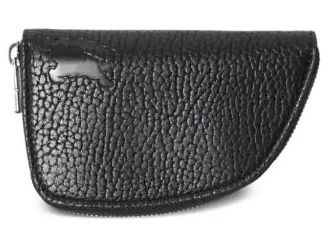 Burberry Small Shield Zipper Wallet Black