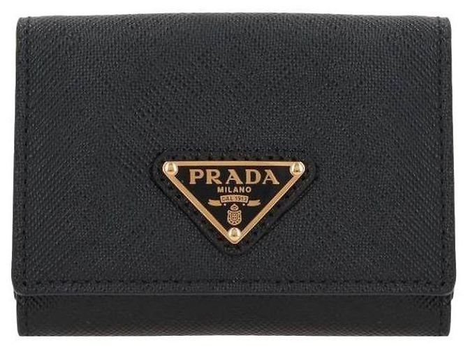Prada Portefeuille Triangle Logo Saffiano