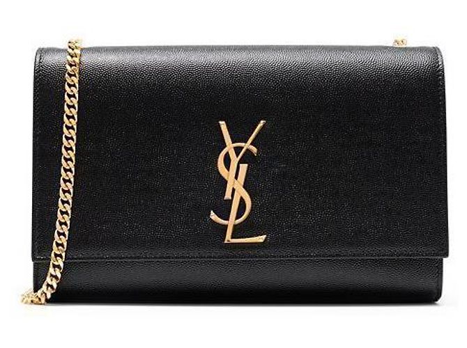 Saint Laurent Sac à main moyen classique Noir