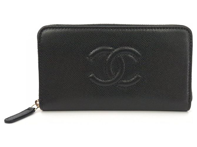 Chanel Portafoglio con zip Timeless Nero