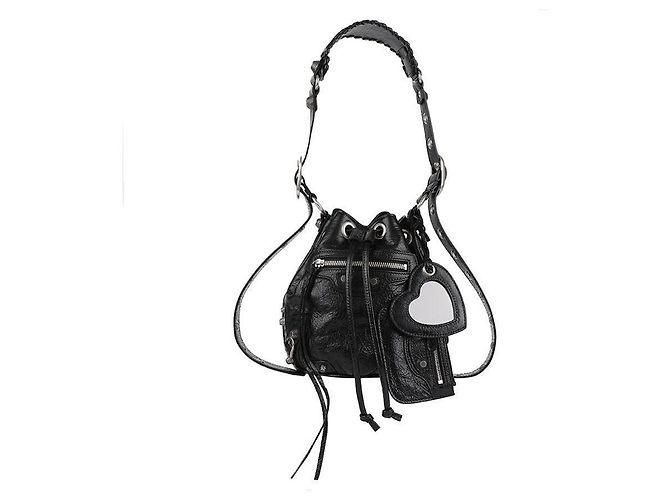 Balenciaga Borsa a secchiello da donna Nero 