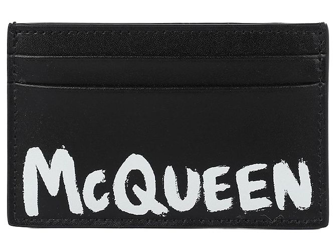 Alexander Mcqueen Graffiti Card Holder