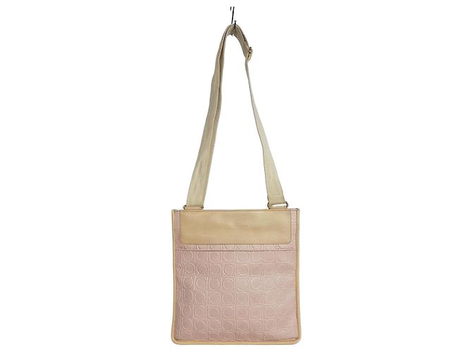 Salvatore Ferragamo Bolsa transversal com logo Gancini Ferragamo Rosa