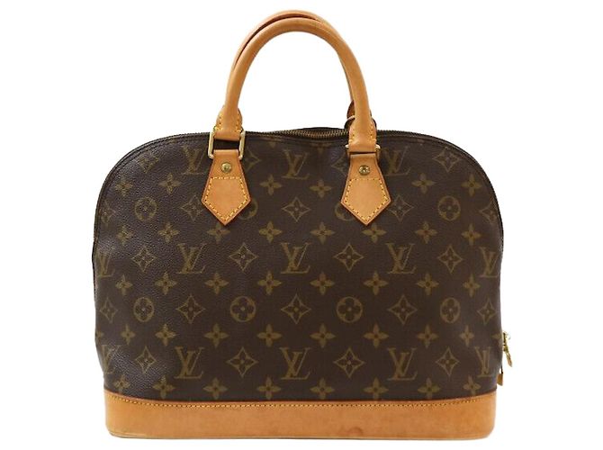 Louis Vuitton Alma PM Monogram Tote Bag Marron