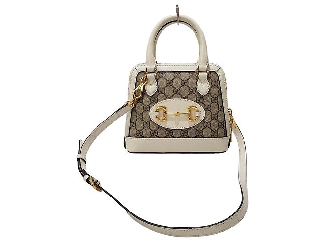 Gucci Horsebit Mini Top Handle White