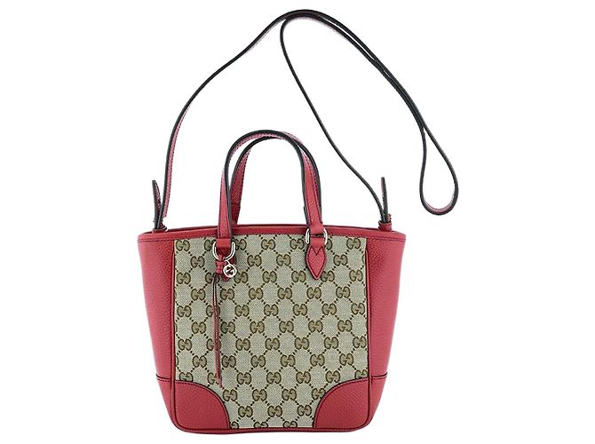 Gucci Borsa a spalla in pelle rossa Rosso