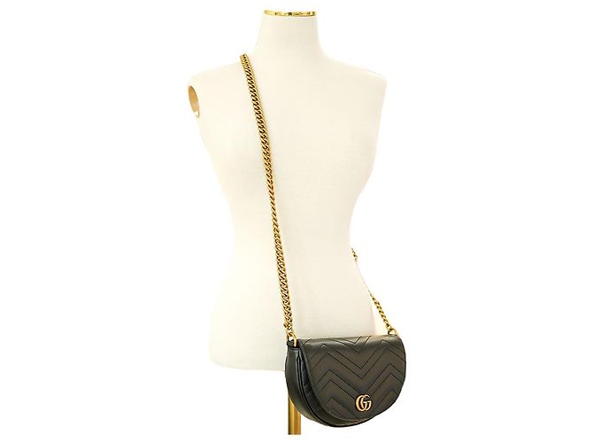 Gucci Borsa a tracolla mini Marmont DTDHT Nero