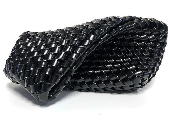 Bottega Veneta Women's Structured Clutch Bag Black