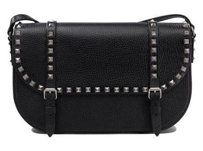 Valentino Sac messager large Rockstud Noir