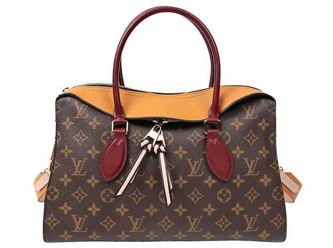 Louis Vuitton Monogramm-Canvas Tuileries Tote Bag Braun
