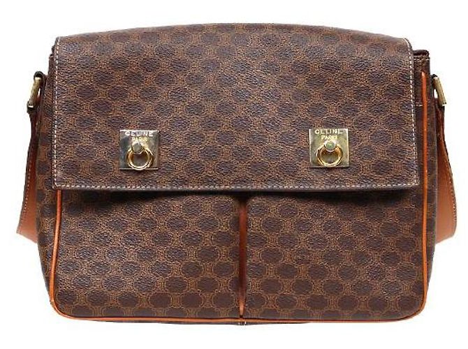 Céline Bolsa transversal MacaDam com duas pockets Multicor