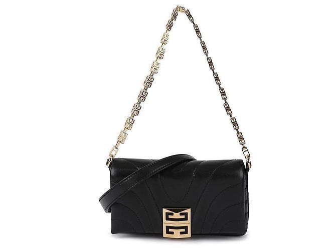 Givenchy Mini bolsa de couro acolchoada Preto 