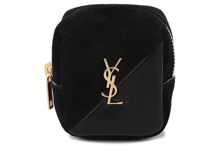 Saint Laurent Lammleder Jamie Charm Tasche Schwarz