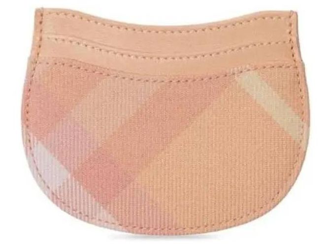 Burberry Locking Holes Card Case Orange