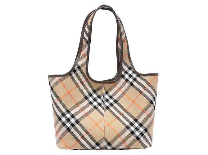 Burberry Small Check Tote Bag