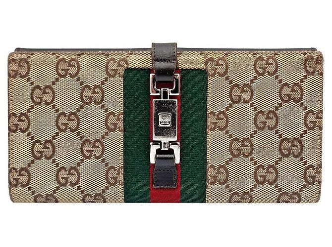 Jackie Gucci Cartera Larga Jacquard Jacky Castaño