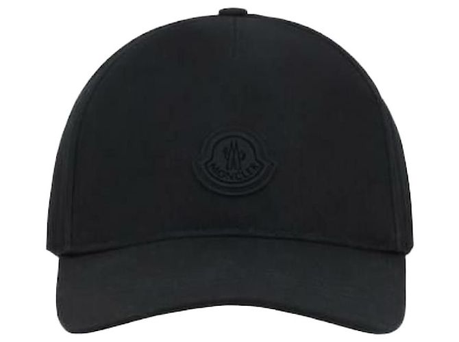Moncler Baseballkappe mit Logo-Patch Schwarz 