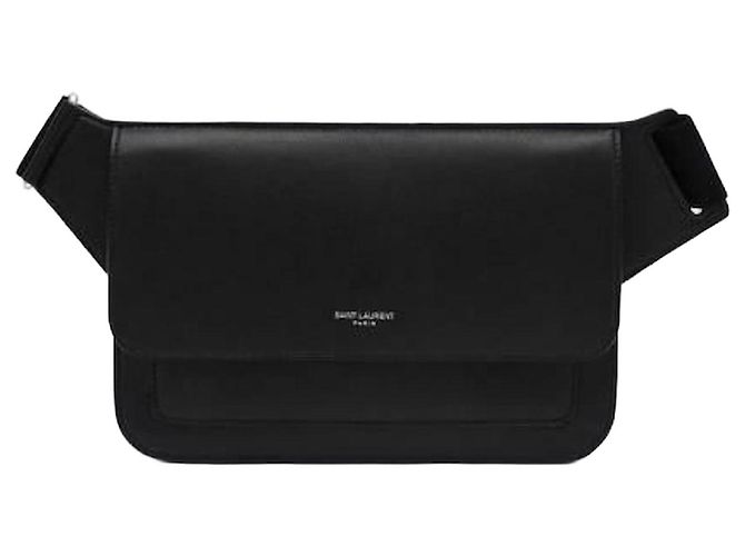 Saint Laurent Leather Belt Bag AAEMZ Black