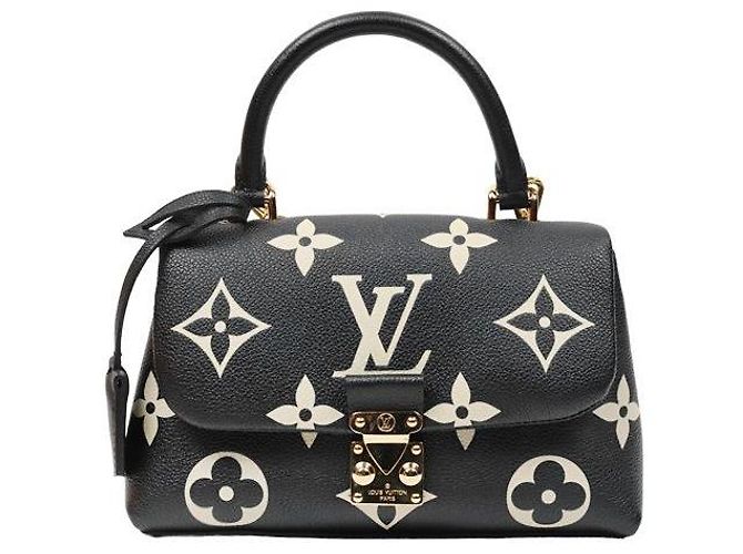 Louis Vuitton Madeleinne Tote Bag aus Monogram Empreinte Schwarz