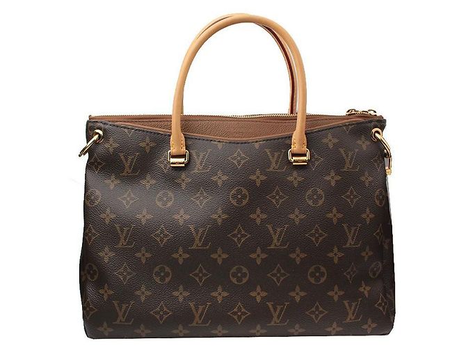 Louis Vuitton Borsa Tote e a Spalla Monogram Palace Marrone mm
