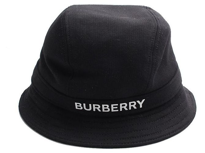 Burberry Schwarzer Bucket Hat Tuch