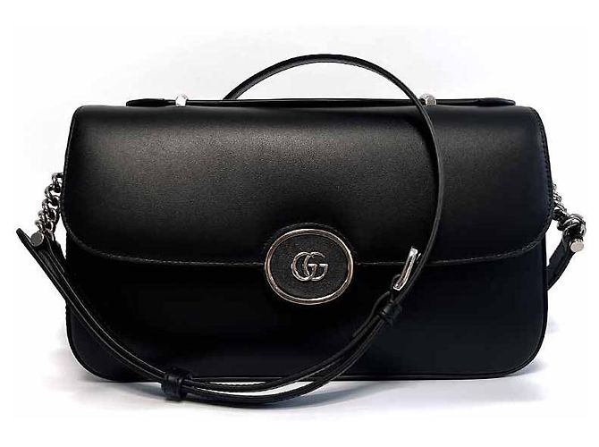 Gucci Piccola Borsa a Spalla GG Small Nera AABSG Nero