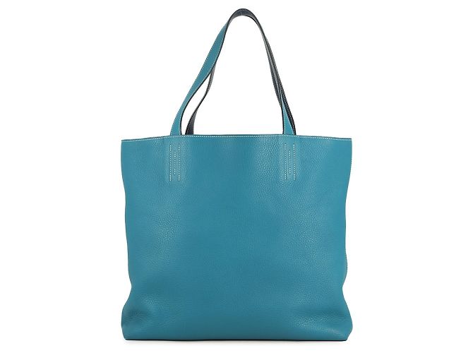 Hermès Kara Double Sens 45 Tote Bag Blau