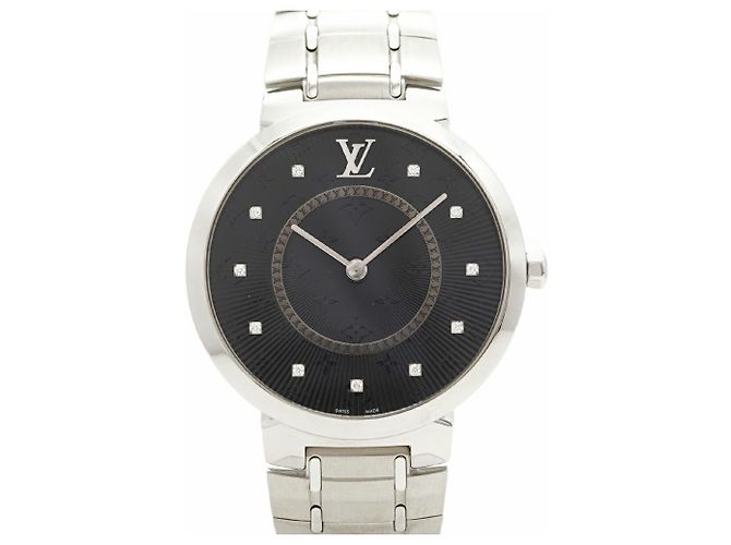 Orologio da uomo Louis Vuitton Tambour QA145 con quadrante nero