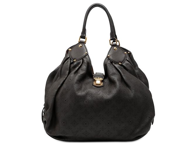 Louis Vuitton Marron Monogram Mahina XL Marron foncé
