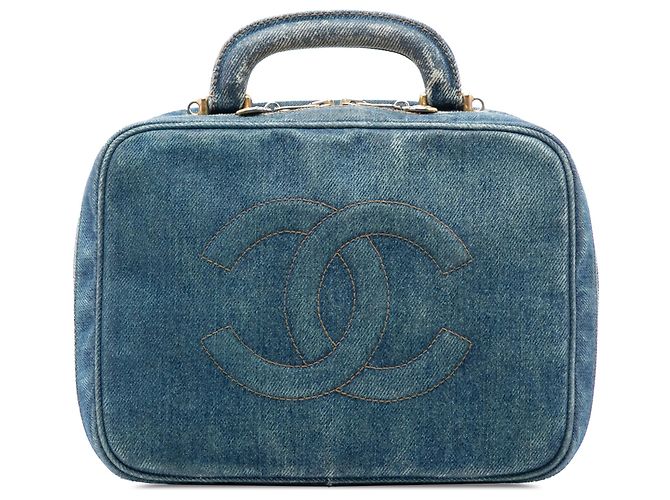 Sac Vanity en Denim Bleu CC de Chanel