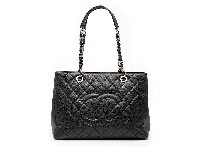 Chanel Gran Tote de Compras en Caviar Negro